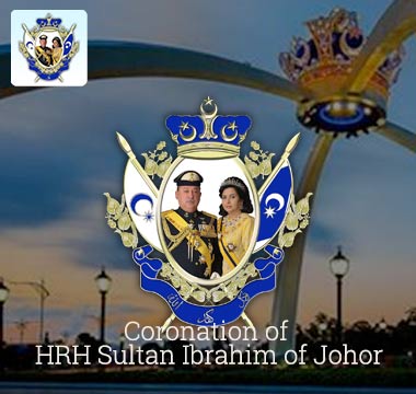 Portfolio Cover Official App for Coronation of HRH Sultan Ibrahim of Johor