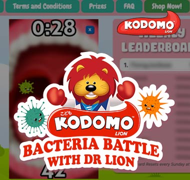 Portfolio Cover Kodomo Bacteria Battle with Dr Lion